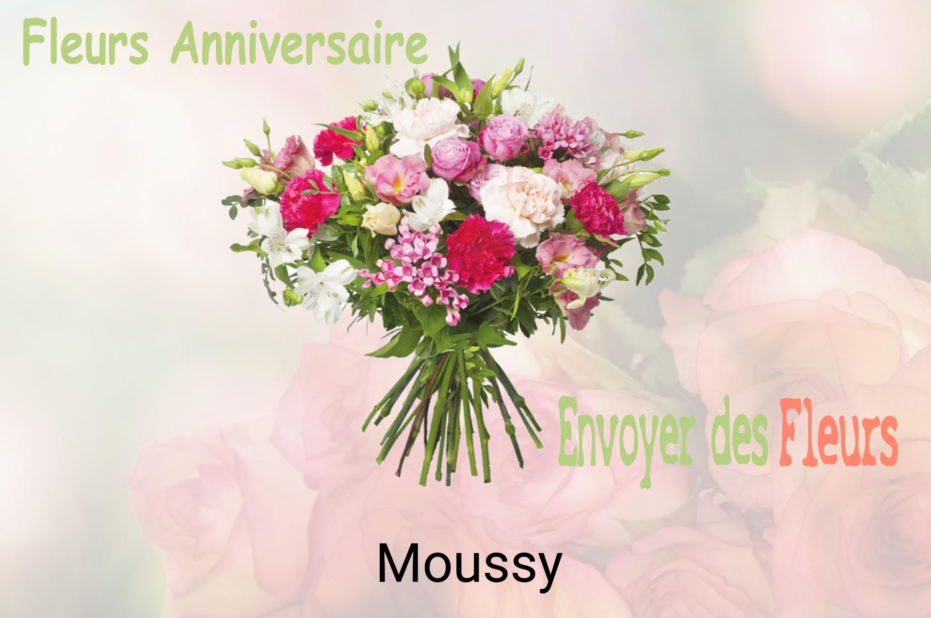 Bouquet de fleurs d’anniversaire livré à Moussy